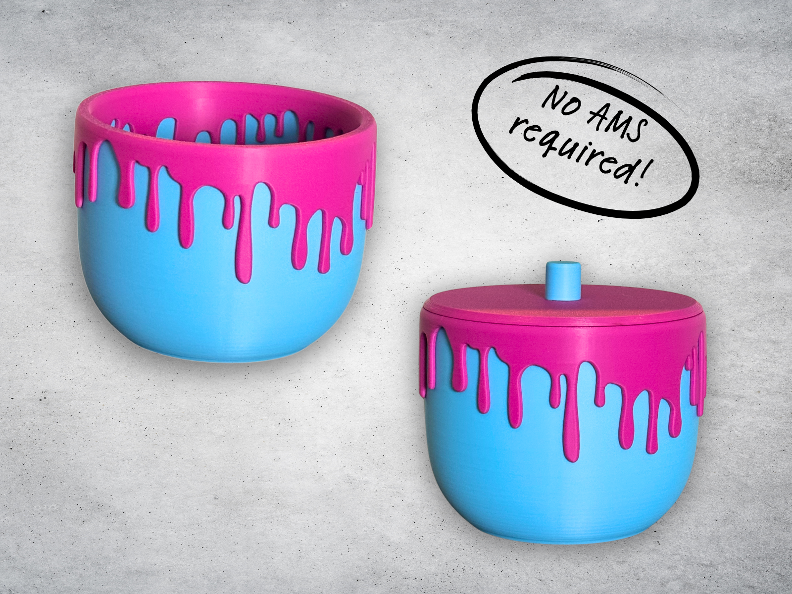 Super Drip Lidded Jar - No AMS!
