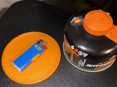 Fuel Canister Bottom with Bic Holder