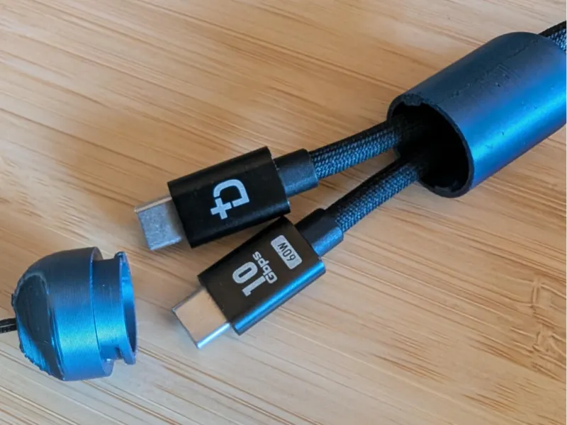 USB-C Keychain Holder