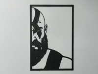 Silhouette murale Kratos (God of War) — photo 2