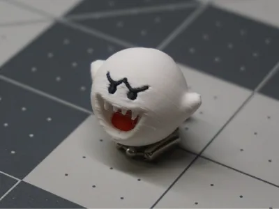 Multicolor Boo Keychain