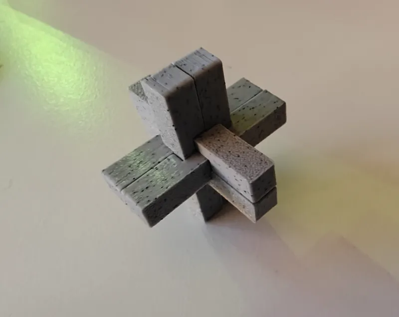 Six piece puzzle