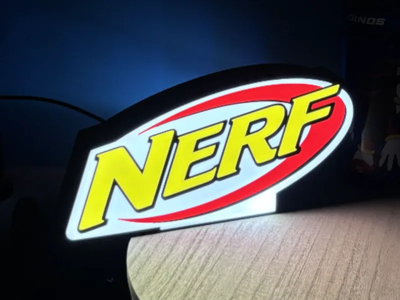 Logo NERF lampe / light box