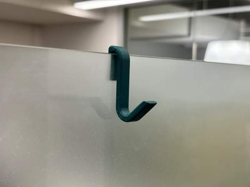 Simple Coat Hook for Cubicle