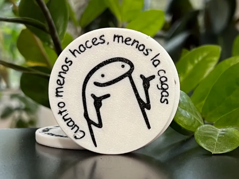 [Spanish] "The less you do, ..." magnet