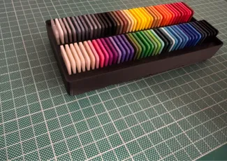 Bambu Lab swatches gridfinity bin