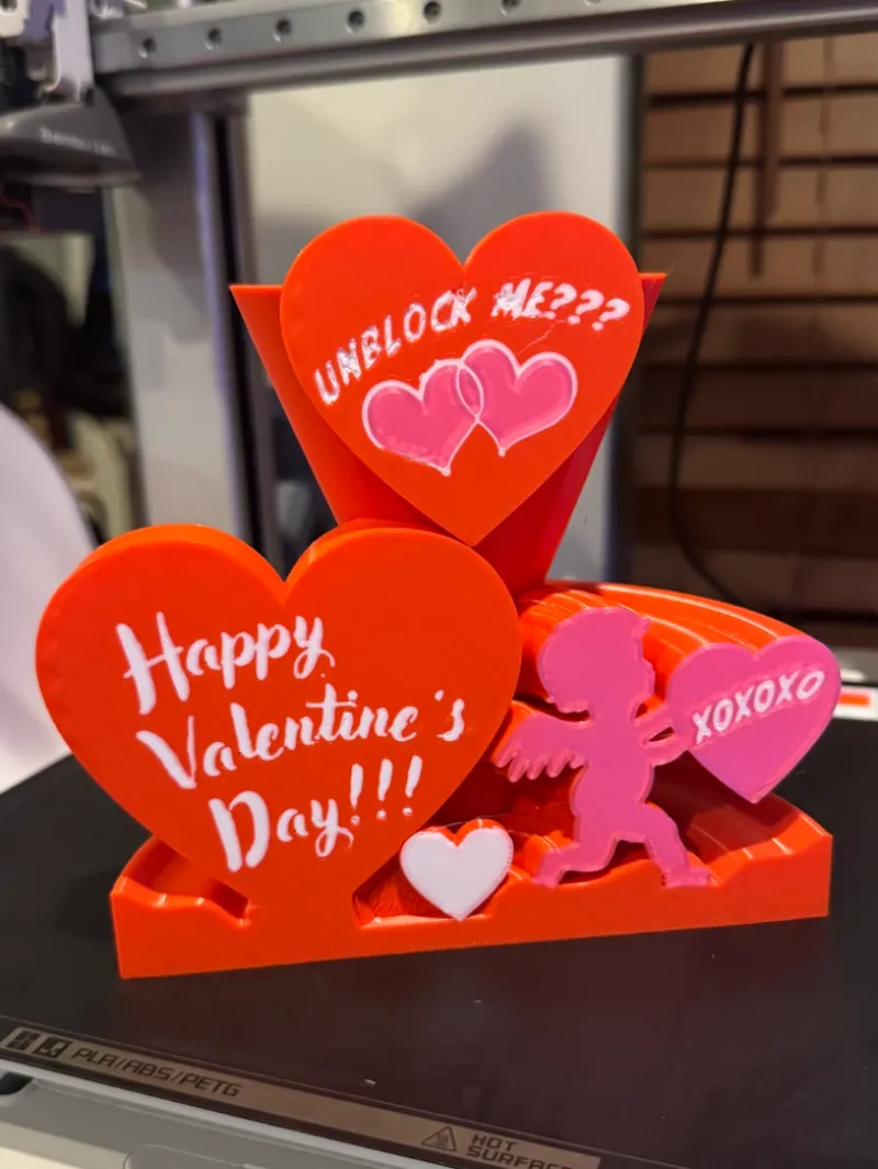 Unblock Me Valentine's day vase