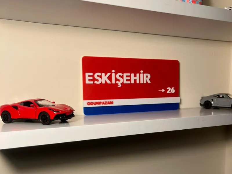 Customizable City Sign (Özelleştirilebilir Tabela)