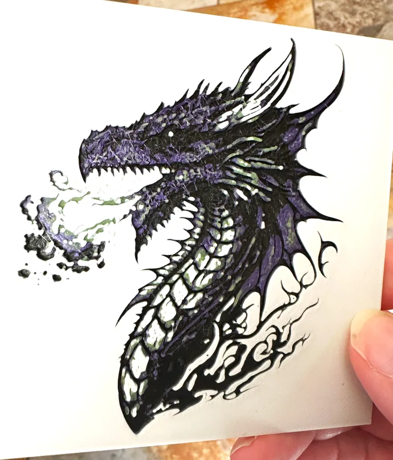 Fire breathing dragon
