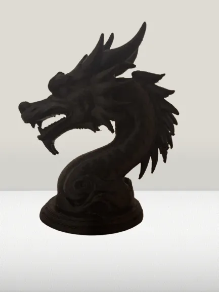 Dragon Bust V2 - Free 3D Print Model - MakerWorld