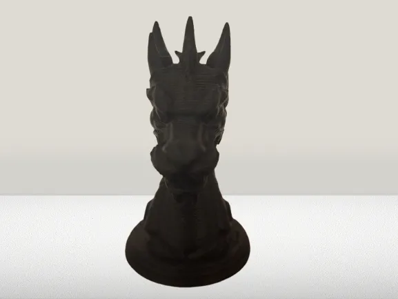Dragon Bust V2 - Free 3D Print Model - MakerWorld
