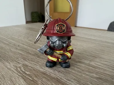 Firefighter Keychain