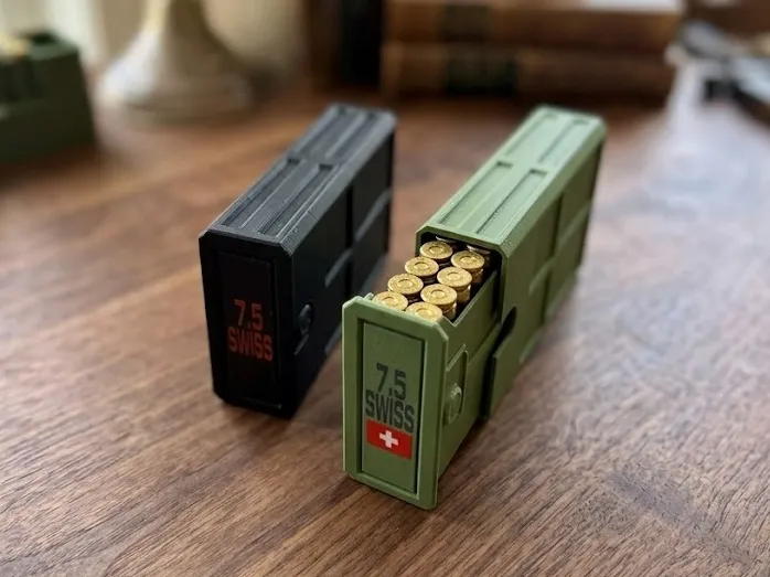 Stackable Ammo Box - 7.5 Swiss- 20RD