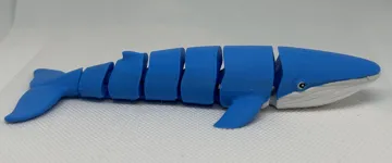Objeto manipulable: Flexi-Blue Whale – Fidget Toy - Print-in-Place — vista de referencia 5