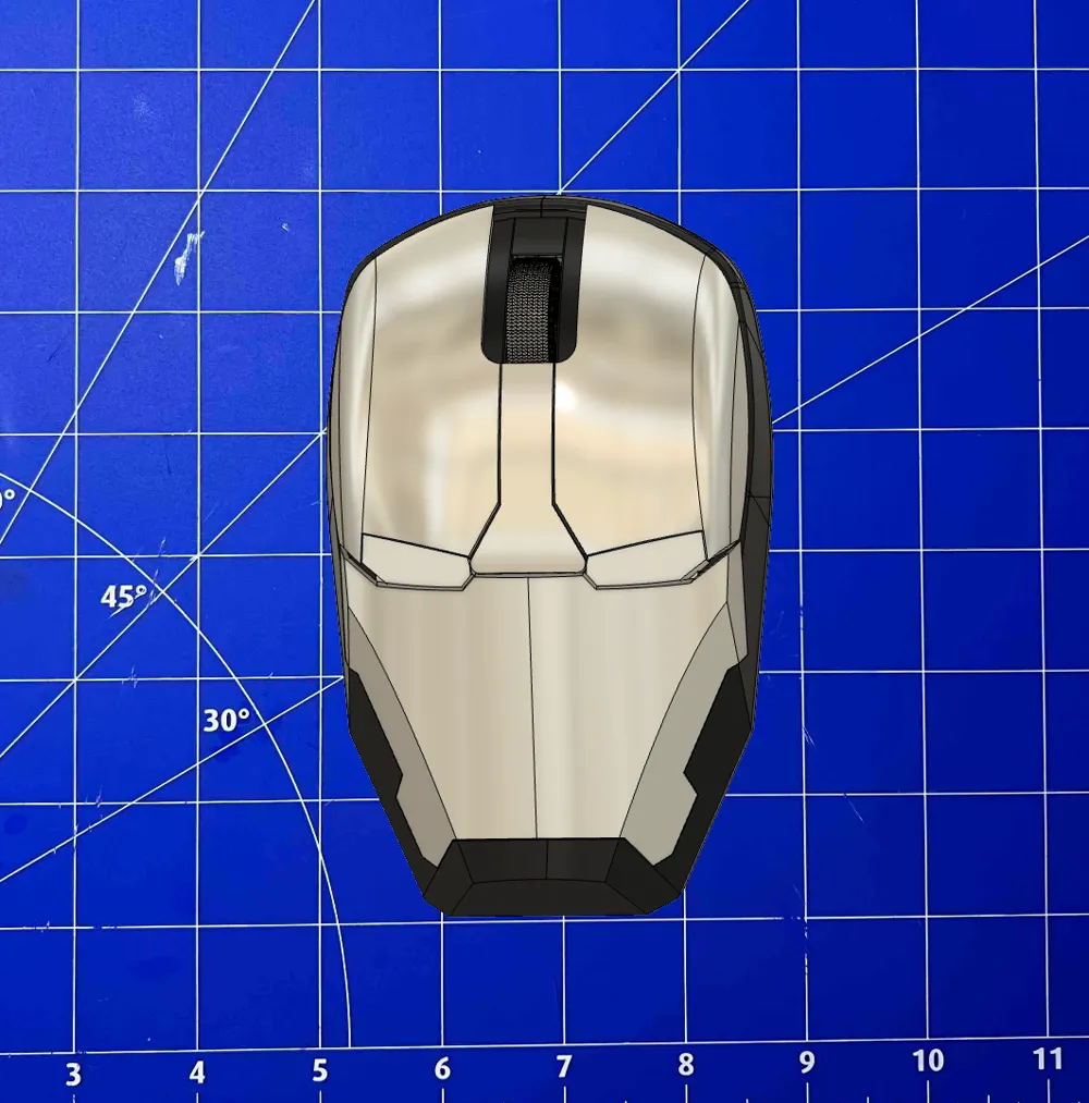 Iron Mouse R63 Mouse IronMan WarMachine version M3 screw by Gettone - MakerWorld