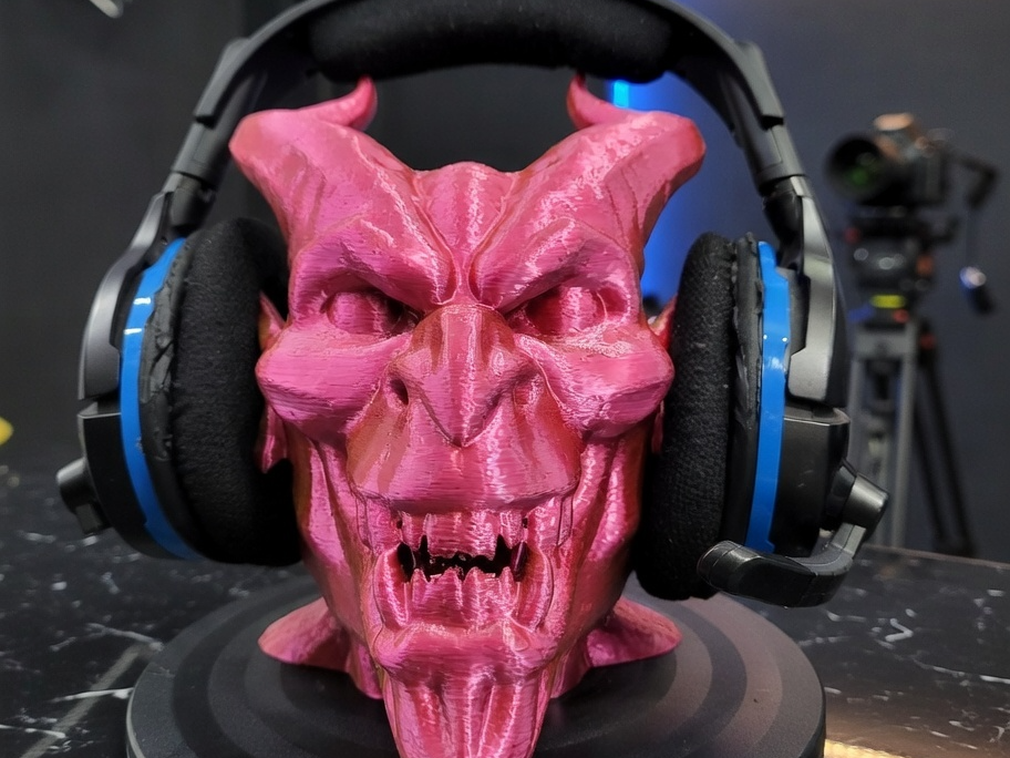 Devil Horn Headset Holder - Gothic Headphone Stand