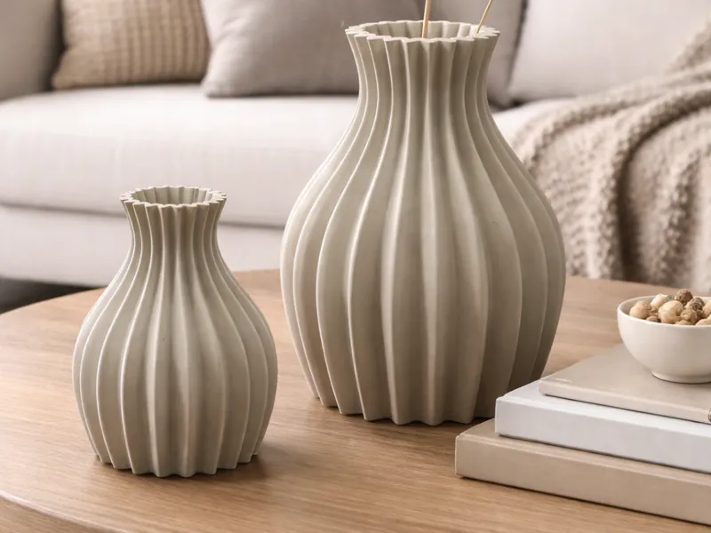 Ripple Curve Vase – 100mm & 150mm
