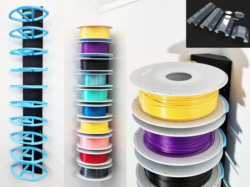Filament Spool Corner Rack - UZ Stack