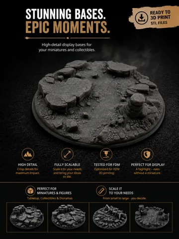 Escenografía en miniatura: Base|Terrain|Diorama - Dry River — vista de referencia 2