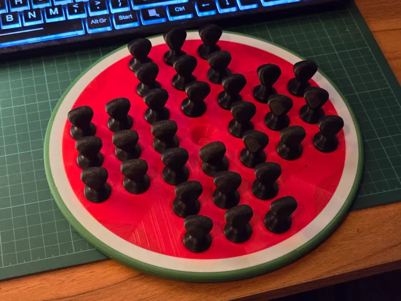 Watermelon Marble Solitare/Patience Game