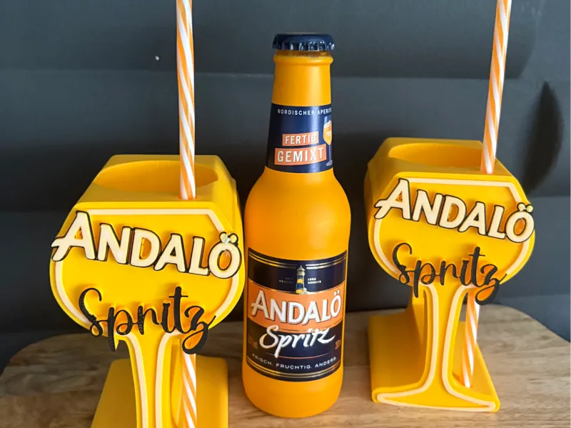 Anderlö Spritz Halter Deko - Geschenk