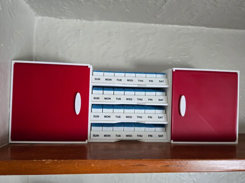 Pill Box Holder