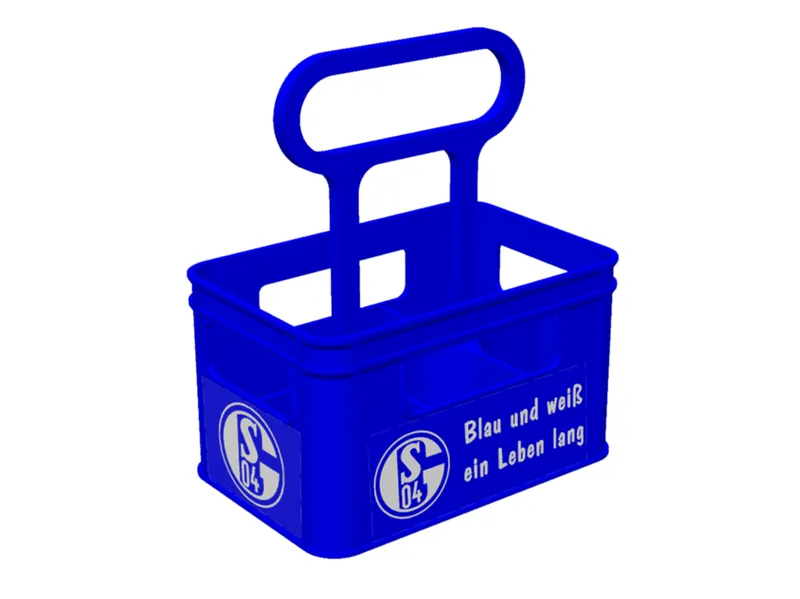 Schalke 04 6-er Bierträger Männerhandtasche
