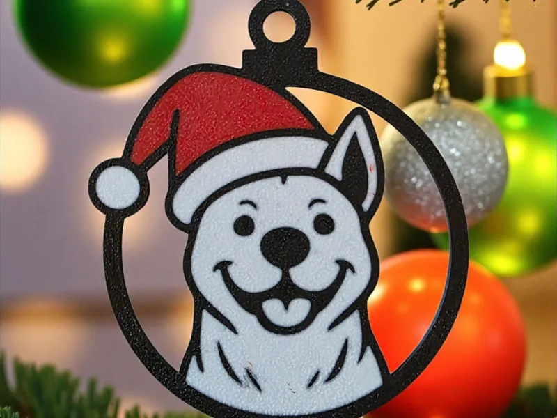 Dog santa hat