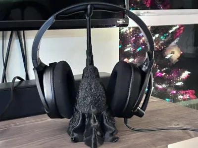 Godzilla headphones holder