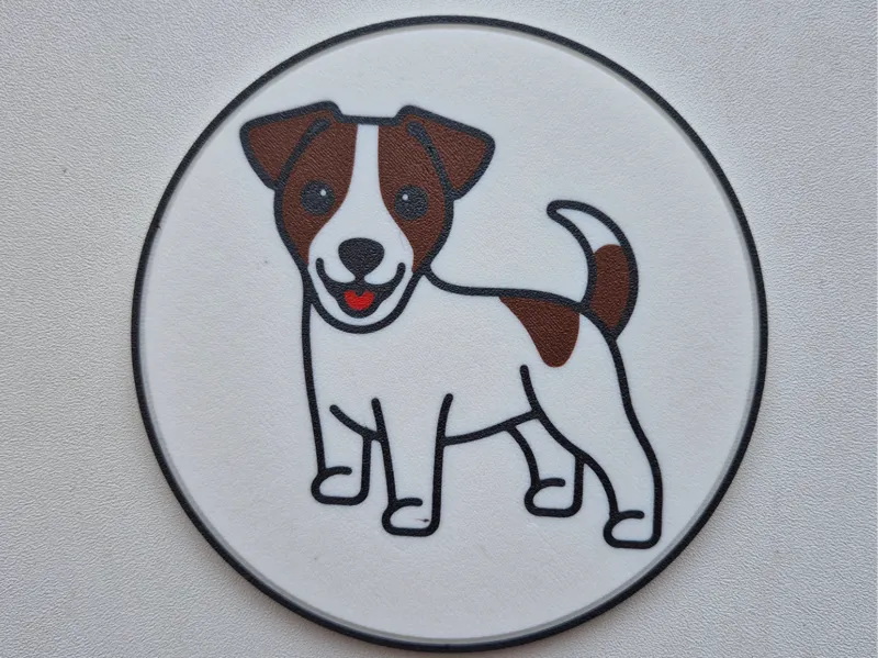 Jack Russel terier coaster