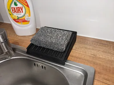 Parametrized sink sponge holder