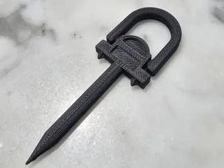 Swiveling Archery Pin V2 (Print in Place)