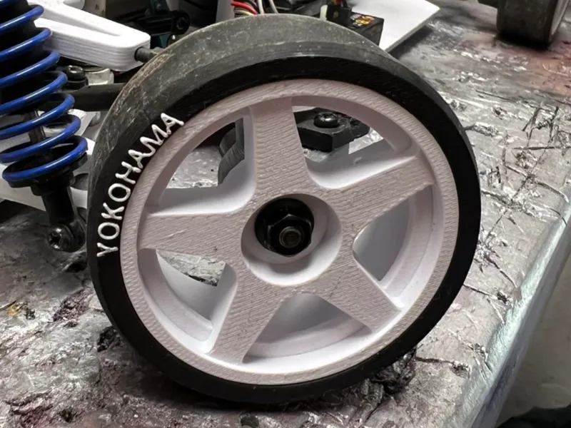 5 Spokes RC Drift Wheel with Tyre