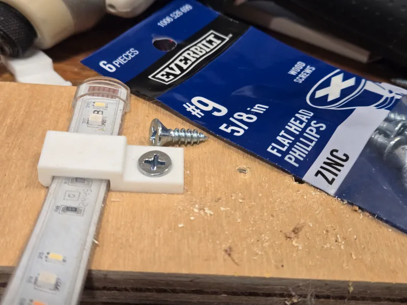 Philips Hue Light Strip Undermount Clips