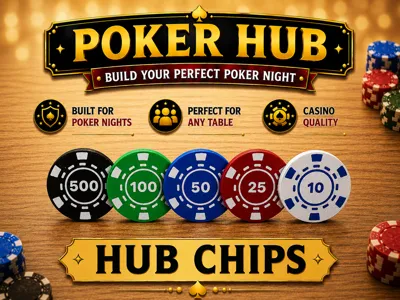 Poker Hub Chip Set