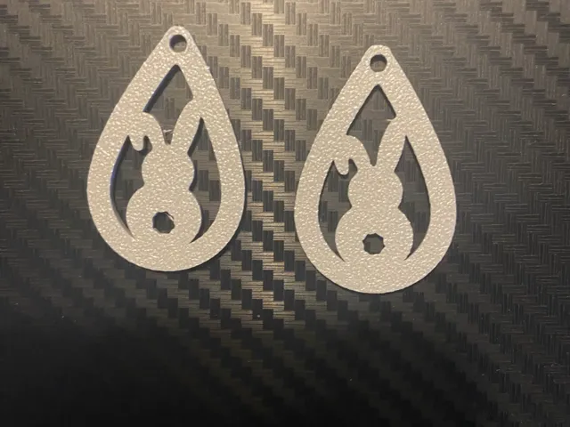 bunny earrings