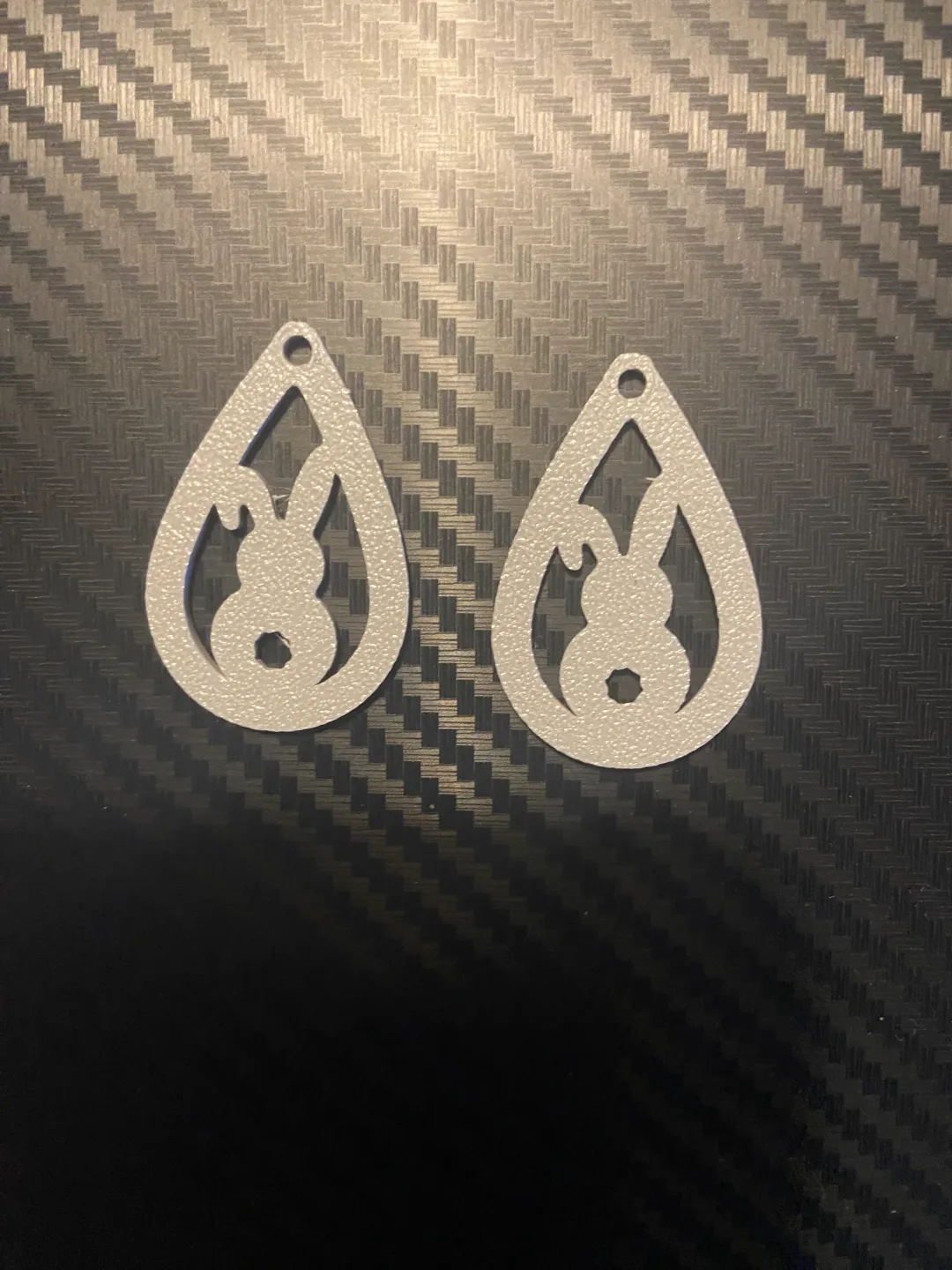 bunny earrings view 2