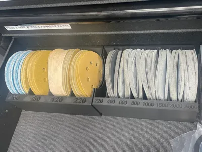 5" Sanding Disc Organizers