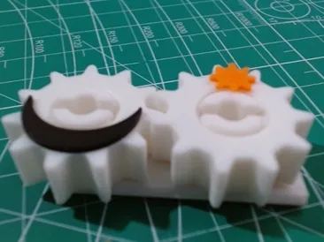 Sun and Moon Gear fidget (mini version)