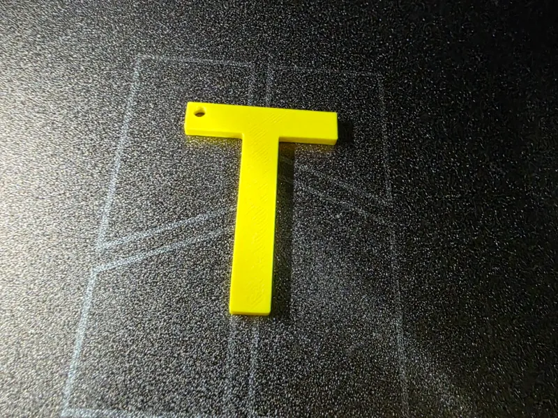 T key ring portachiavi T