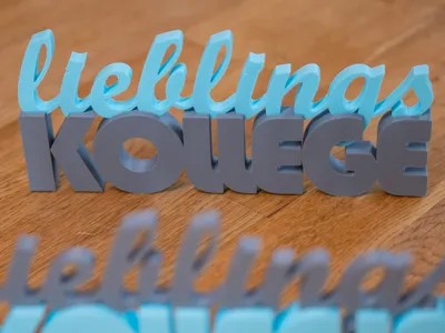 Lettering - favorite COLLEAGUE