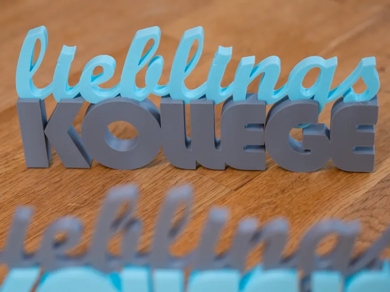 Schriftzug - lieblings KOLLEGE