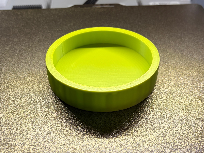 einfacher Untersetzer mit breiten Rand