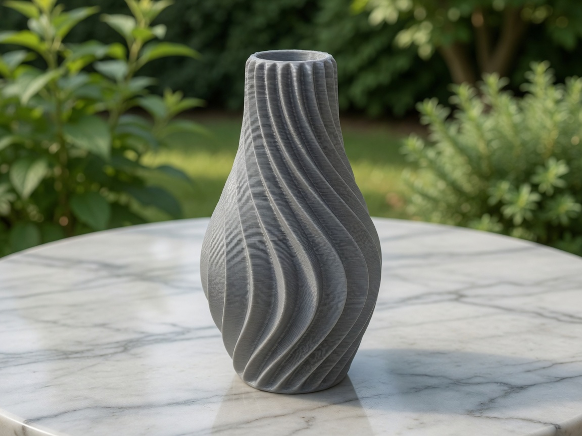 Twisted Ribs Vase