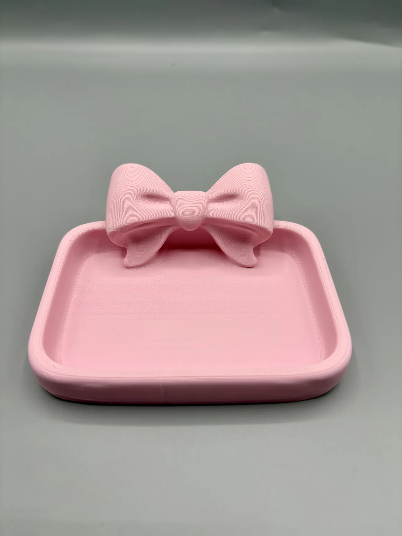 BOW JEWELRY TRAY NECKLACE EARRING HOLDER CATCHALL view 2