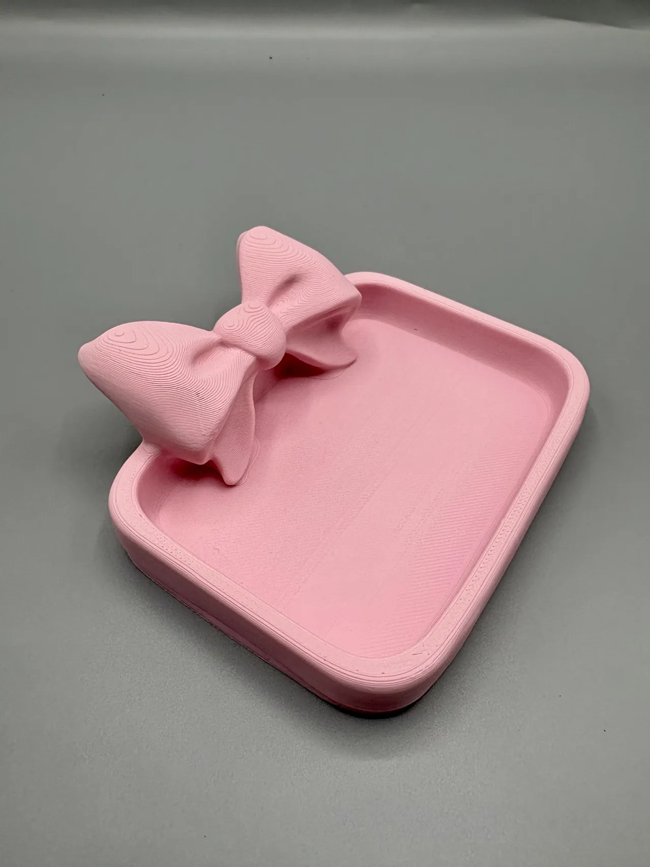 BOW JEWELRY TRAY NECKLACE EARRING HOLDER CATCHALL view 3
