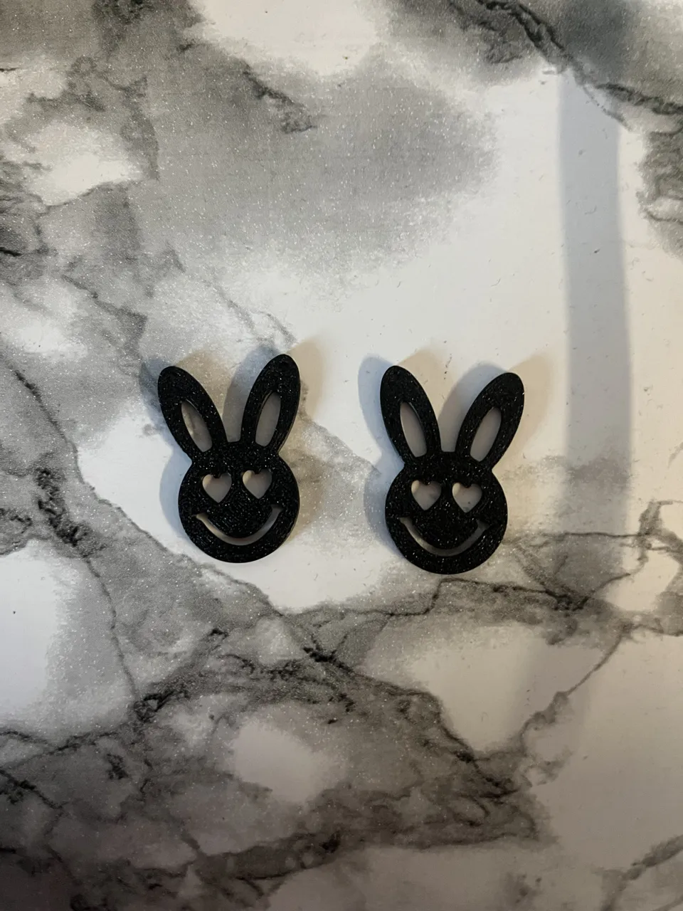 bunny earrings view 2