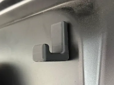 Adhesive jacket hook for work, hobby