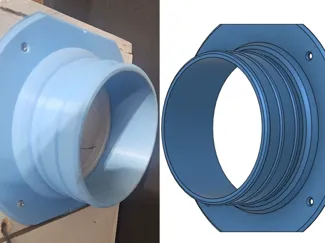 6in Duct Hose Connector 