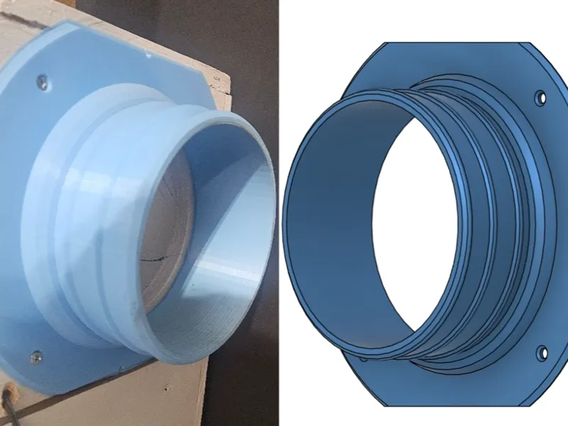 6in Duct Hose Connector 